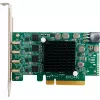 HighPoint RocketU 1244C USB 3.2 Gen 2x2 PCIe 3.0 x4 Host Adapter Card z 4 portami USB-C
