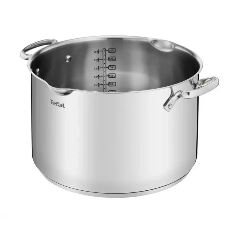 Tefal Duetto+ G7196456 28 cm Szklana Pokrywka do Garnka ze Stali Nierdzewnej