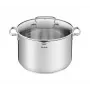 Tefal Duetto+ G7196456 28 cm Szklana Pokrywka do Garnka ze Stali Nierdzewnej
