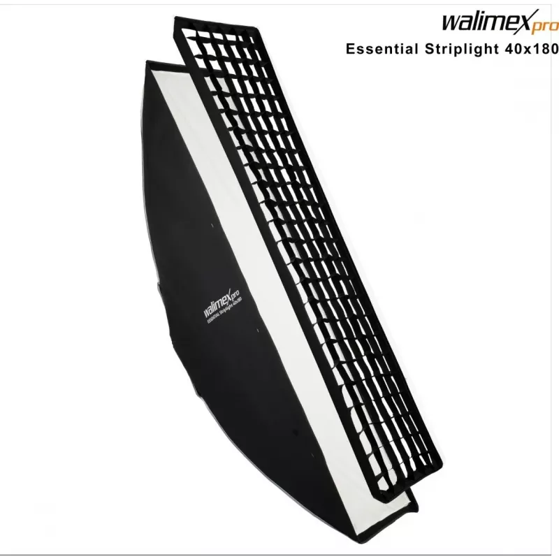 Walimex Pro Essential Striplight Softbox 40x180 cm z Rusztem, Adapterem Bowens i Torbą Transportową