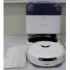 ECOVACS DEEBOT mini BLUESO Robot odkurzający z stacją samooczyszczającą, 8000 Pa ssania, na mokro i sucho, technologia ZeroTangle, inteligentna nawigacja, biały/niebieski