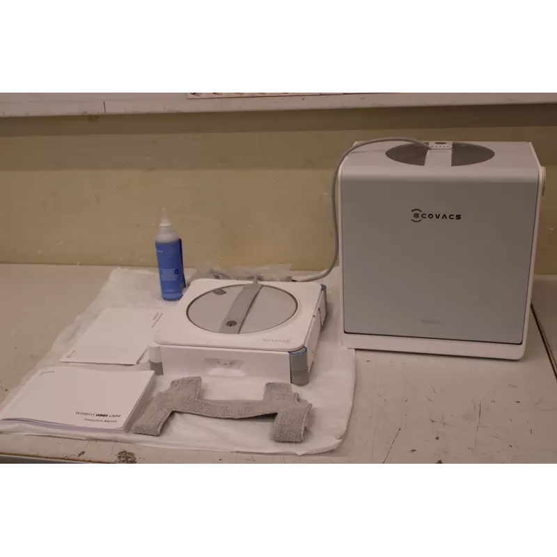 ECOVACS WINBOT W2S OMNI Robot do mycia okien na kablu, 8000 Pa, Biały
