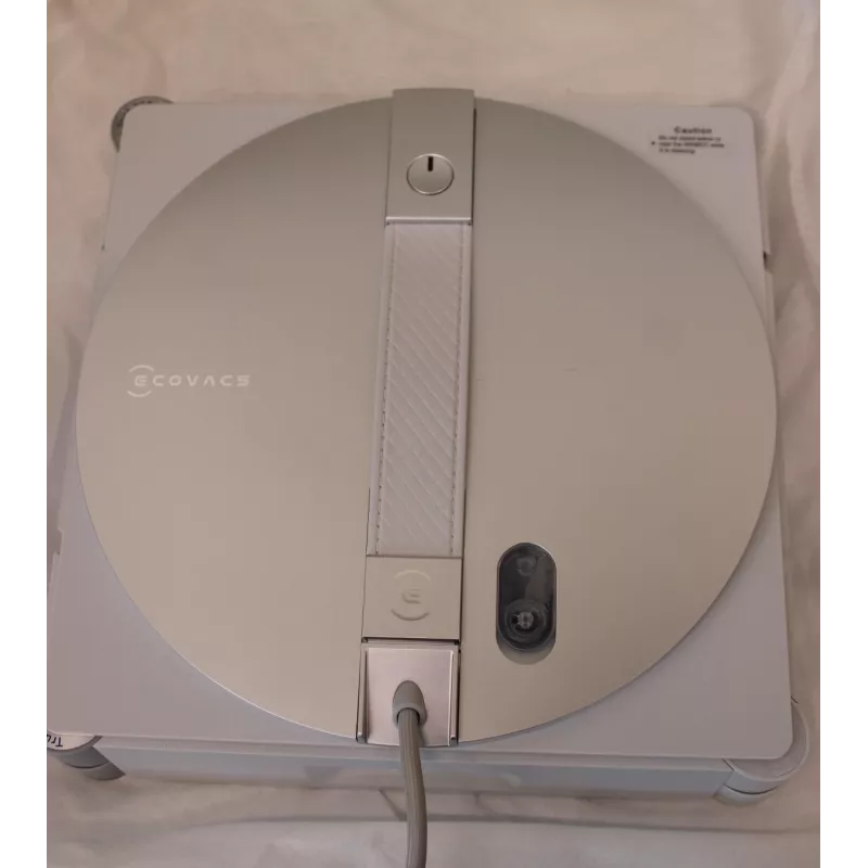 Ecovacs WINBOT W3 OMNI Window Cleaning Robot - Corded/Cordless - 8000 Pa - White/Silver