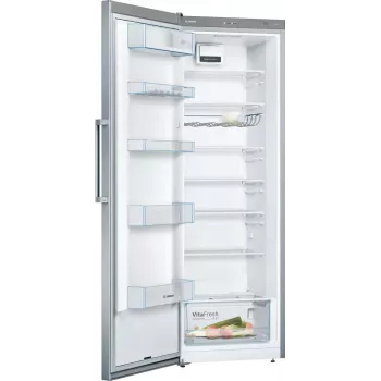 Bosch KSV33VLEP Wolnostojąca chłodziarka z VitaFresh, 324L, Srebrny