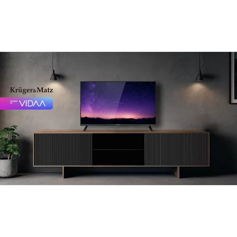 KRUGER & MATZ KM0240FHD-V3 101.6 cm (40 inch) FHD Smart TV Wi-Fi Czarny