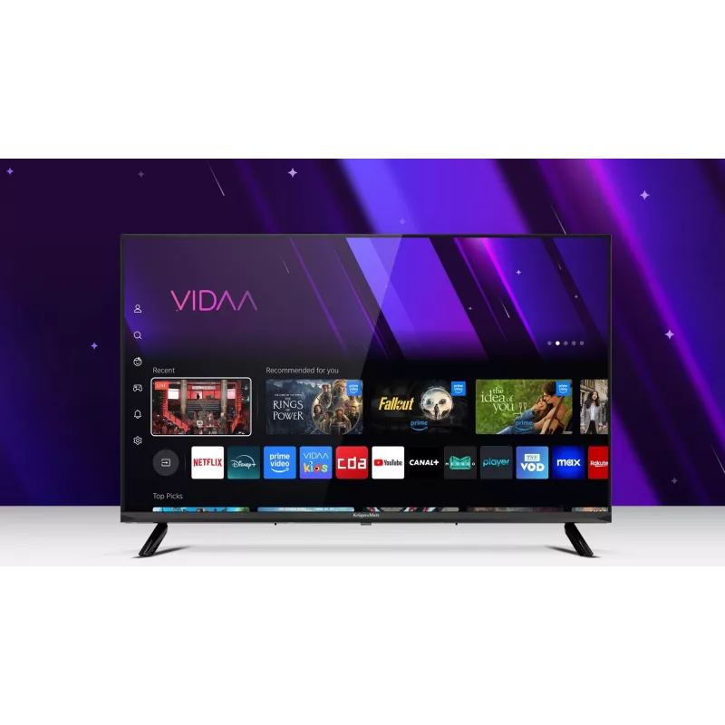KRUGER & MATZ KM0240FHD-V3 101.6 cm (40 inch) FHD Smart TV Wi-Fi Czarny