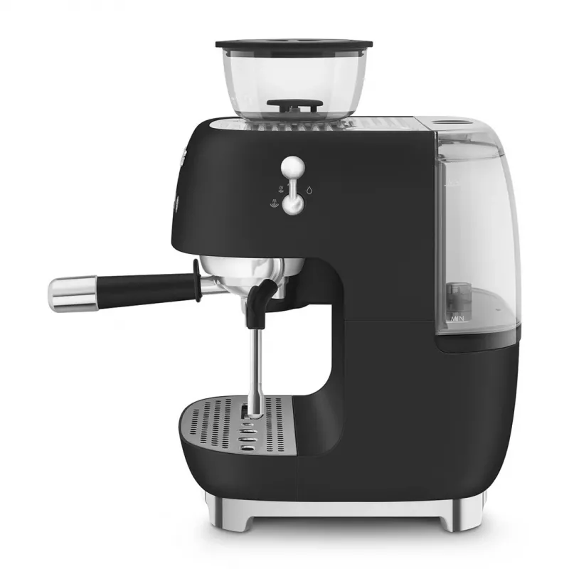 Smeg EGF03BLMEU Ekspres do kawy z młynkiem, 1650 W, czarny