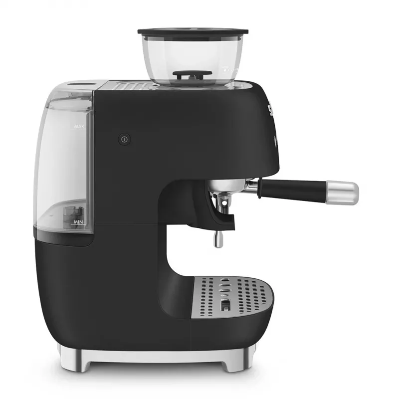 Smeg EGF03BLMEU Ekspres do kawy z młynkiem, 1650 W, czarny