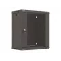 LANBERG WF03-5312-10B 19 inch Szafa Rack naścienna 12U 540x350 Flat Pack z drzwiami szklanymi czarna