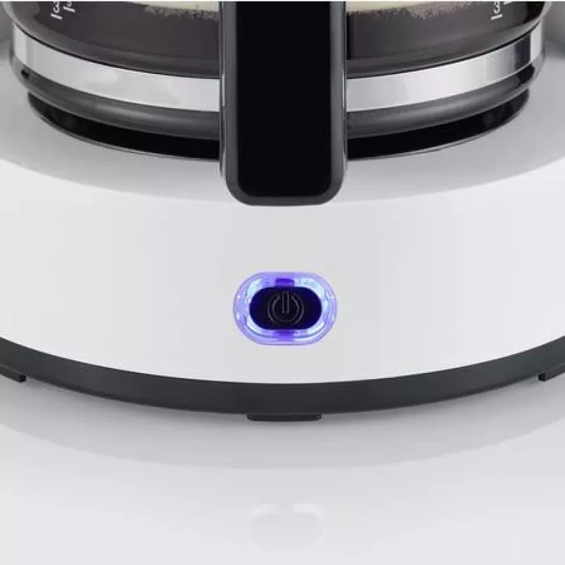 Ekspres do kawy filtracyjnej SEVERIN KA 4816, 10 filiżanek, 1,25 l, 1000 W, biały