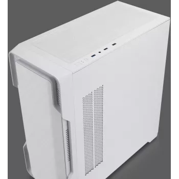 Nanoxia DS-9G-W ARGB Biała Obudowa Midi-Tower z USB-C i Szkłem Hartowanym