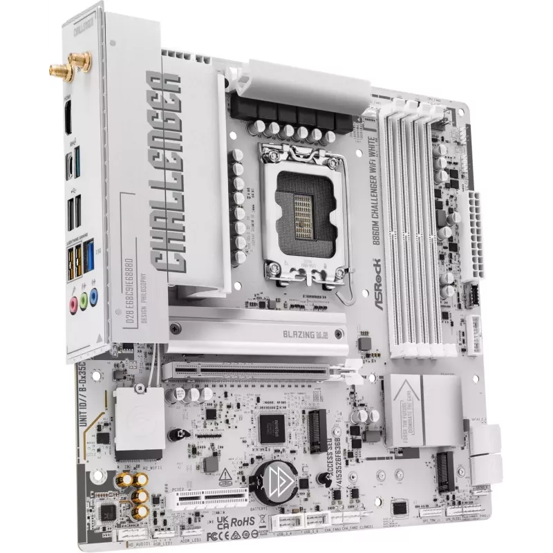 ASRock B860M Challenger WiFi White LGA1851 Micro-ATX DDR5 Płyta główna