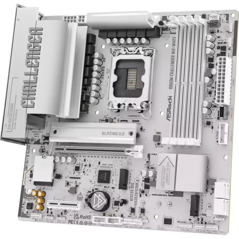ASRock B860M Challenger WiFi White LGA1851 Micro-ATX DDR5 Płyta główna