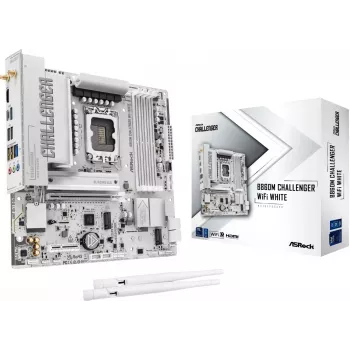 ASRock B860M Challenger WiFi White LGA1851 Micro-ATX DDR5 Płyta główna