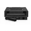 ICY DOCK ExpressCage MB741V4P-B 4-Bay 2.5 inch U.2/U.3 NVMe SSD Mobile Rack do podwójnej zatoki 5.25 inch, PCIe 4.0, OCuLink, Hot-Swap, Czarny