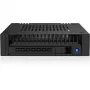 ICY DOCK ExpressCage MB741V4P-B 4-Bay 2.5 inch U.2/U.3 NVMe SSD Mobile Rack do podwójnej zatoki 5.25 inch, PCIe 4.0, OCuLink, Hot-Swap, Czarny