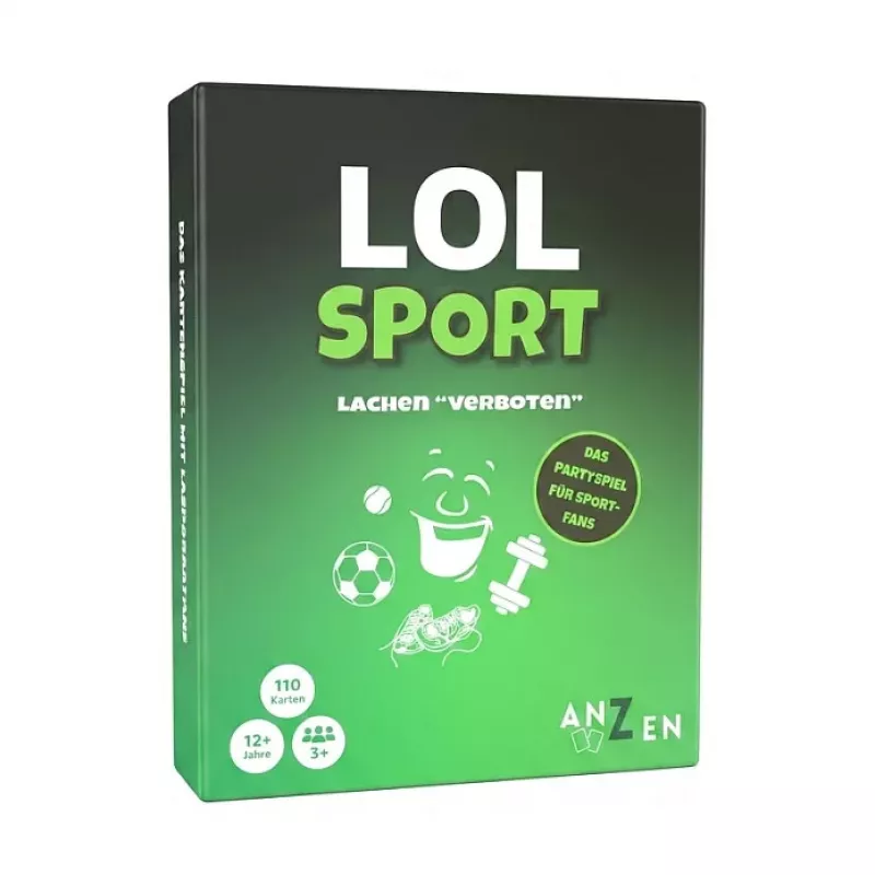 ANZEN LOL SPORT - Lachen verboten Party Card Game