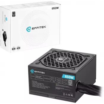 EFFITEK Power Supply 850W Silver ATX 3.1 PCI 5.1