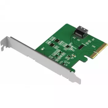 ICY DOCK EXLink MB408A5 MCIO 4i do PCIe 5.0 x4 Adapter z Redriverem