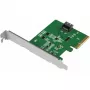 ICY DOCK EXLink MB408A5 MCIO 4i do PCIe 5.0 x4 Adapter z Redriverem
