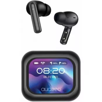 Słuchawki Audeeo Prism TWS z aktywną redukcją szumów, Bluetooth 5.3, IPX4, czarne