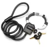 Master Lock Street Cuff Klódka na klucz z linką - Czarna - 1000 mm - 8 mm