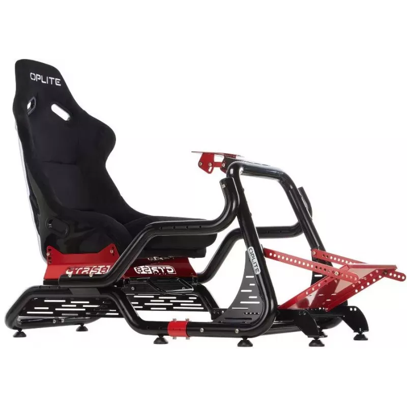 OPLITE Cockpit GTR S8 Elite Force Red Racing Simulator Cockpit (Retail, Freight Shipping)
