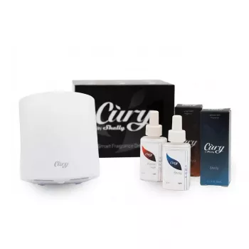 Shelly Cury Box Inteligentny Dyfuzor Aromatu Wi-Fi Bluetooth Biały Plug & Play