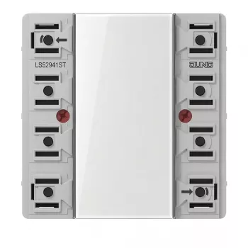 JUNG LS 52941 ST KNX Uniwersalny moduł czujnika przyciskowego, 4-obwodowy, podtynkowy, seria LS