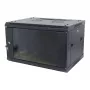 ALLNET SMA-Series 19 cali szafa ścienna 9U 450mm głębokości Czarny Flat Pack