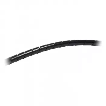 Synergy21 Spiral Cable Organizer, Flexible, 9-65mm, 10m, Black