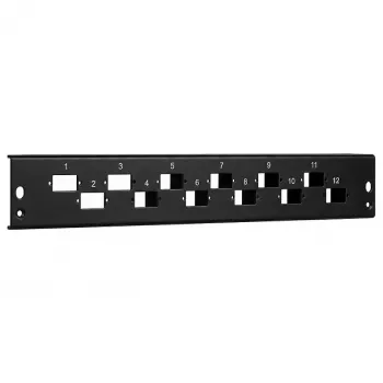 EFB Panel przedni 24 x SC Duplex/LC Quad, pionowy, czarny