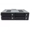 Jou Jye JJ-N-49SS-T 12G 4-Bay 2.5 inch SATA/SAS Hot-Swap Mobile Rack do wnęki 5.25 inch - Czarny