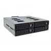 Jou Jye JJ-N-49SS-T 12G 4-Bay 2.5 inch SATA/SAS Hot-Swap Mobile Rack do wnęki 5.25 inch - Czarny