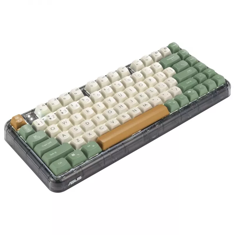 ASUS KD201 Jelly75 Wireless/Bluetooth Keyboard Milk White