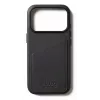 Mujjo Wallet Leather Case dla iPhone 17 Pro z MagSafe (Czarny)
