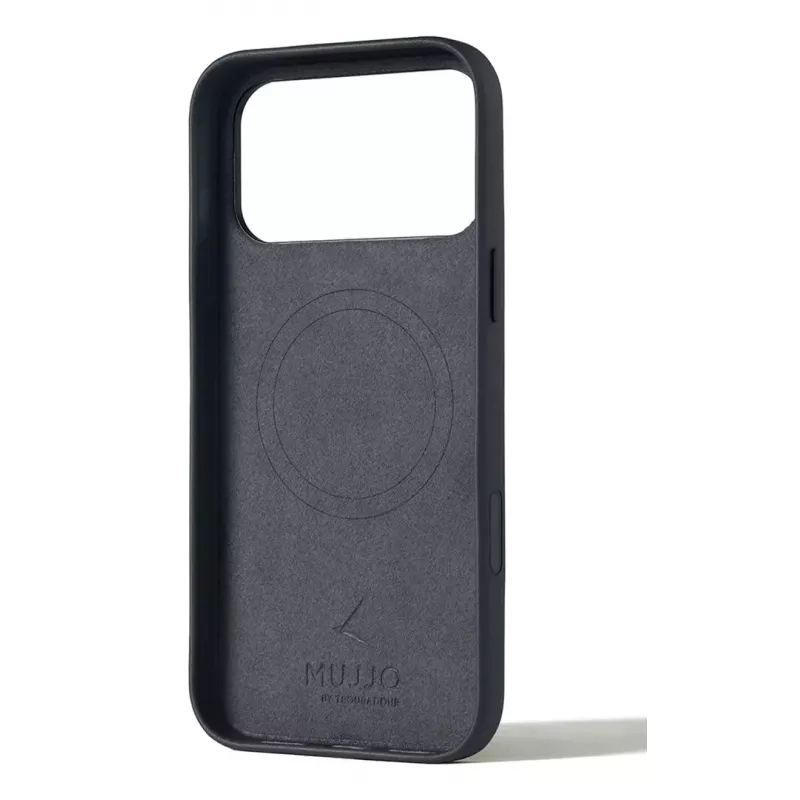 Mujjo Leather Case for iPhone 17 Pro Max with MagSafe (Basalt)