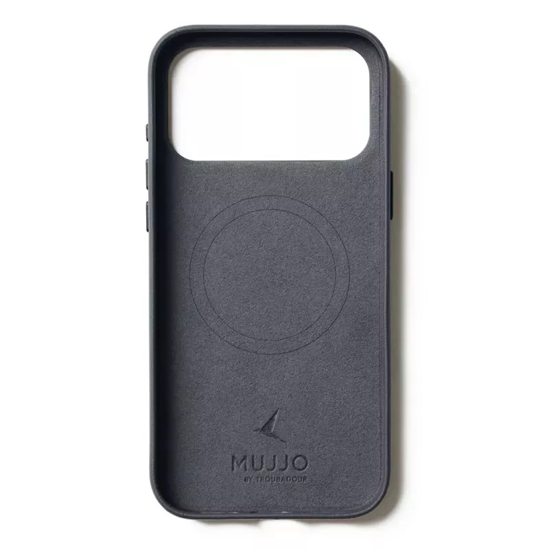 Mujjo Leather Case for iPhone 17 Pro Max with MagSafe (Basalt)