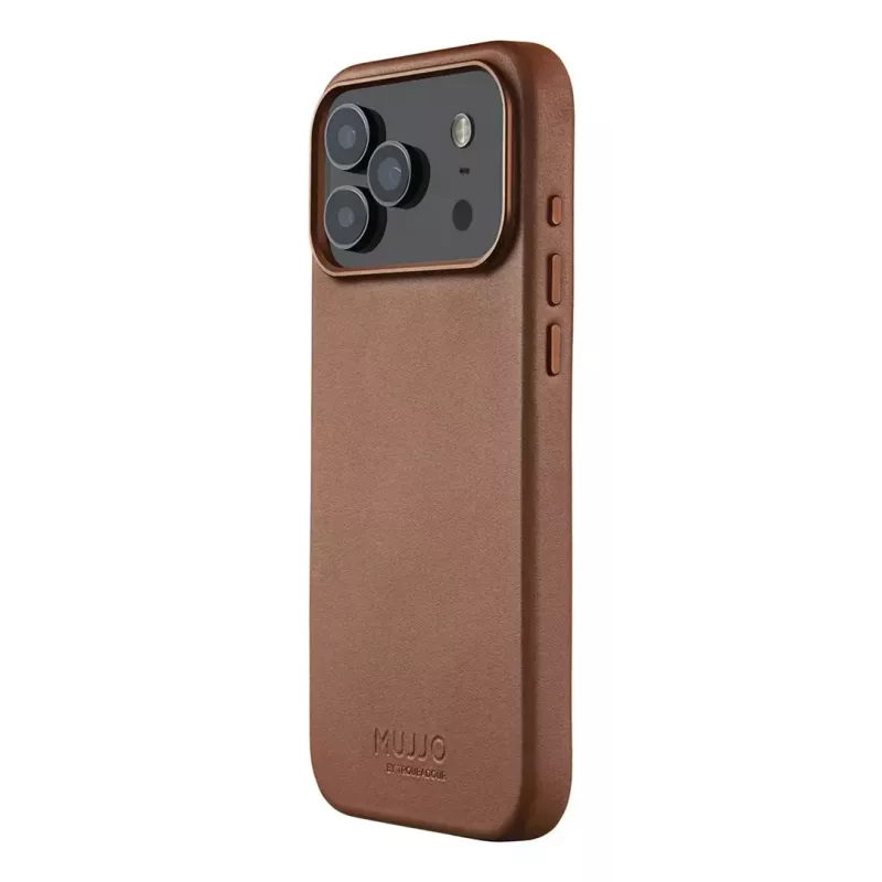 Etui skórzane Mujjo do iPhone 17 Pro Max z MagSafe (Brązowy)