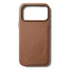 Mujjo Wallet Leather Case do iPhone 17 Pro Max, kompatybilny z MagSafe, Brązowy