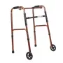 REHA FUND Balkonik RF-131 Chodzik naprzemienny - lekki aluminiowy, składany, z regulacją wysokości 78-96 cm, maks. obciążenie 100 kg, srebrno-szary
