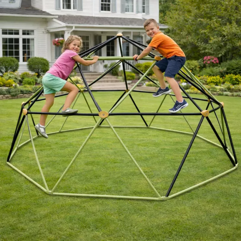 LEAN TOYS Kopuła Wspinaczkowa dla Dzieci do Ogrodu 300x143 cm 10FT