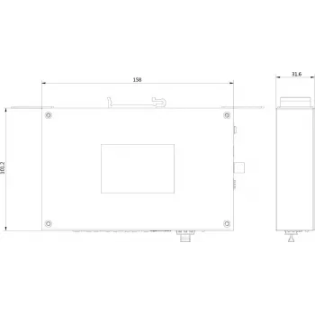 Hikvision Pro Series DS-3T0506HP-E/HS Niezarządzalny przełącznik PoE, 6 portów, 4 PoE, budżet 60 W