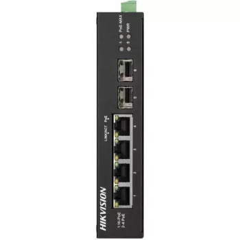 Hikvision Pro Series DS-3T0506HP-E/HS Niezarządzalny przełącznik PoE, 6 portów, 4 PoE, budżet 60 W