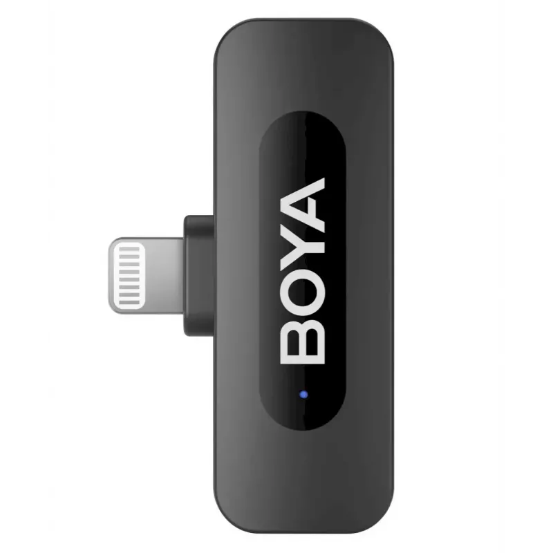 BOYA BY-V1 V2.0 Ultra Compact 2.4GHz Wireless Microphone for Lightning Devices - 1TX+1RX