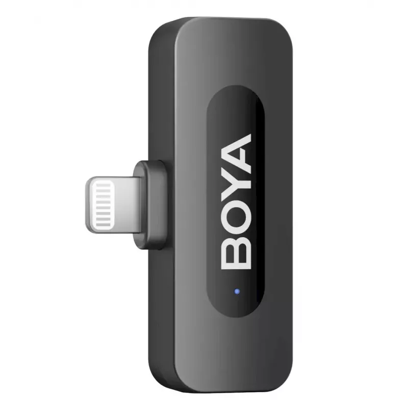 BOYA BY-V1 V2.0 Ultra Compact 2.4GHz Wireless Microphone for Lightning Devices - 1TX+1RX