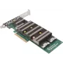 Kontroler RAID Microchip Adaptec SmartRAID Ultra 3254-16e /e 8GB SAS/NVMe 16 portów zewnętrznych PCIe x16 24 Gbps Low Profile