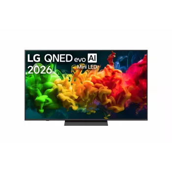 LG 65QNED8EB3B 65-calowy QNED MiniLED 4K Smart TV z procesorem AI α7 Gen6, webOS 23, HDR10 Pro, 120Hz, FreeSync Premium