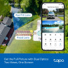 TP-LINK Tapo TC93D KIT V1 Solar-Powered Security Camera Kit - 2K QHD Pan/Tilt Wi-Fi Camera z panelem słonecznym