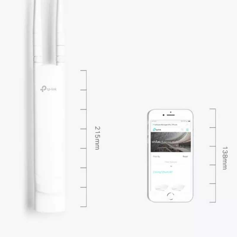 TP-Link EAP110-Outdoor Outdoor Access Point 300Mbps 2.4GHz Passive PoE IP65